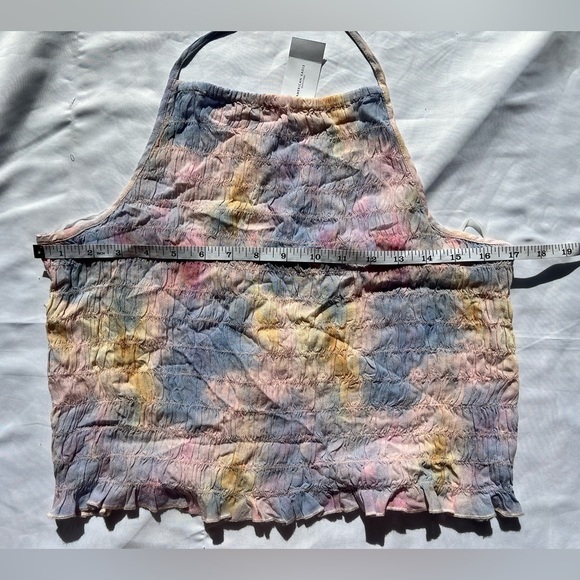 American Eagle Pastel Tie Dye Stretch Halter Top XL - Picture 6 of 9